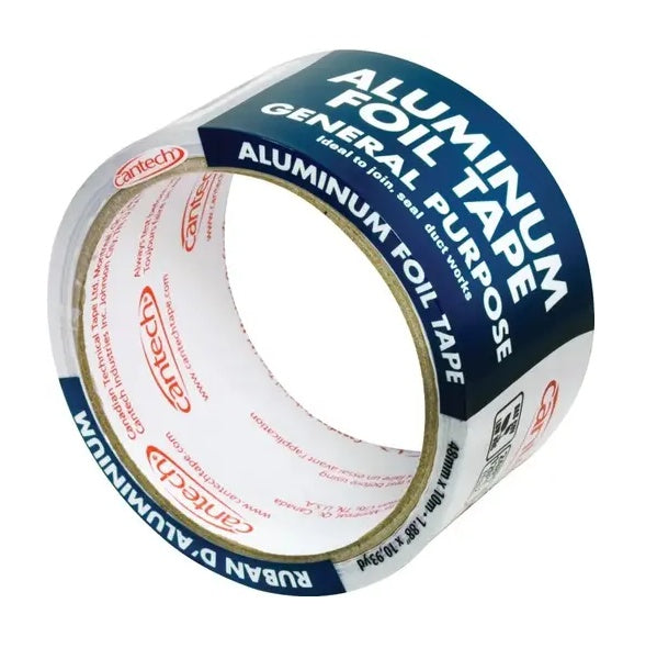 Cantech 48mm x 10m Aluminum Duct Sealing Tape