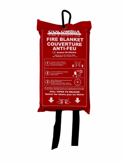 Columbia Fire & Safety 4' x 6' Emergency Fire Blanket