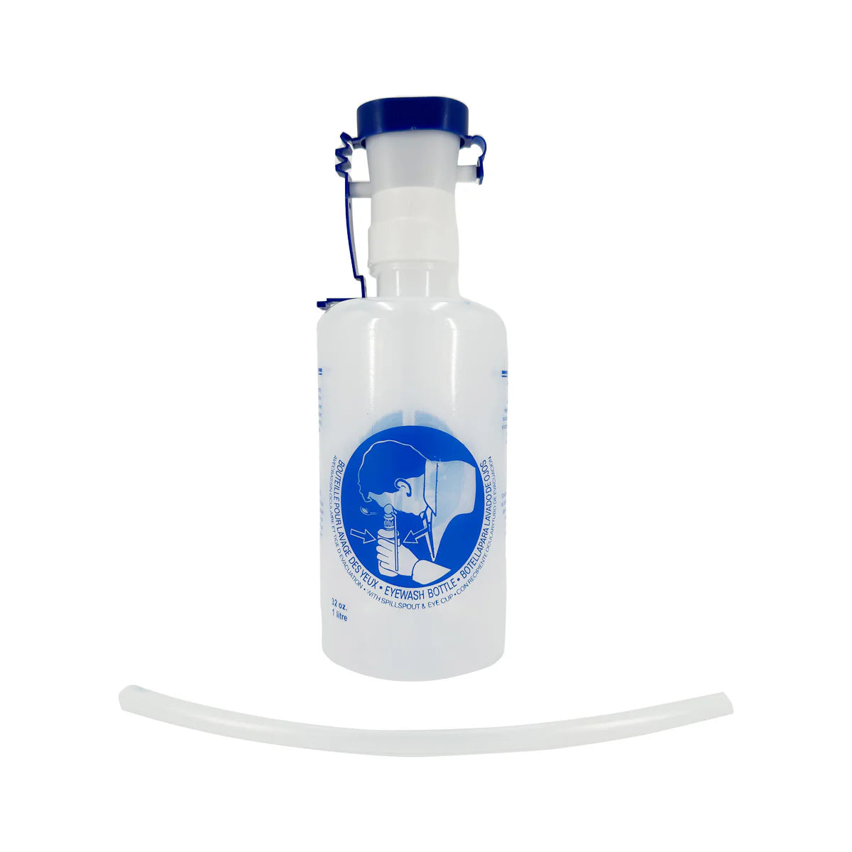 Columbia Fire & Safety Eye Wash 1-Litre Bottle with Eye Cup (No Solution)