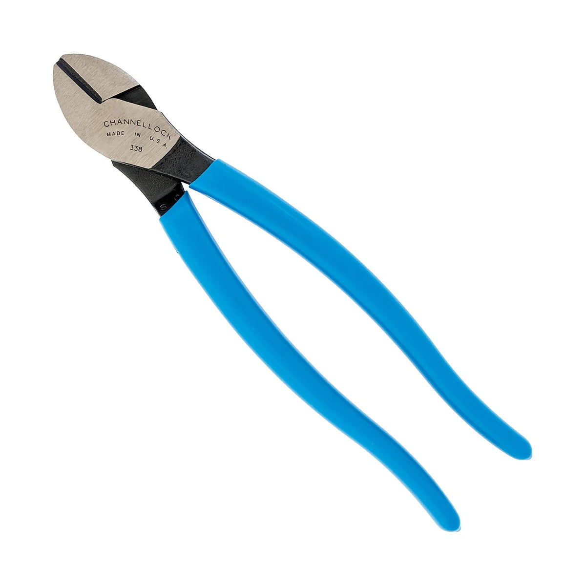 Channellock CA338 8-inch XLT diagonal cutting pliers on a white background