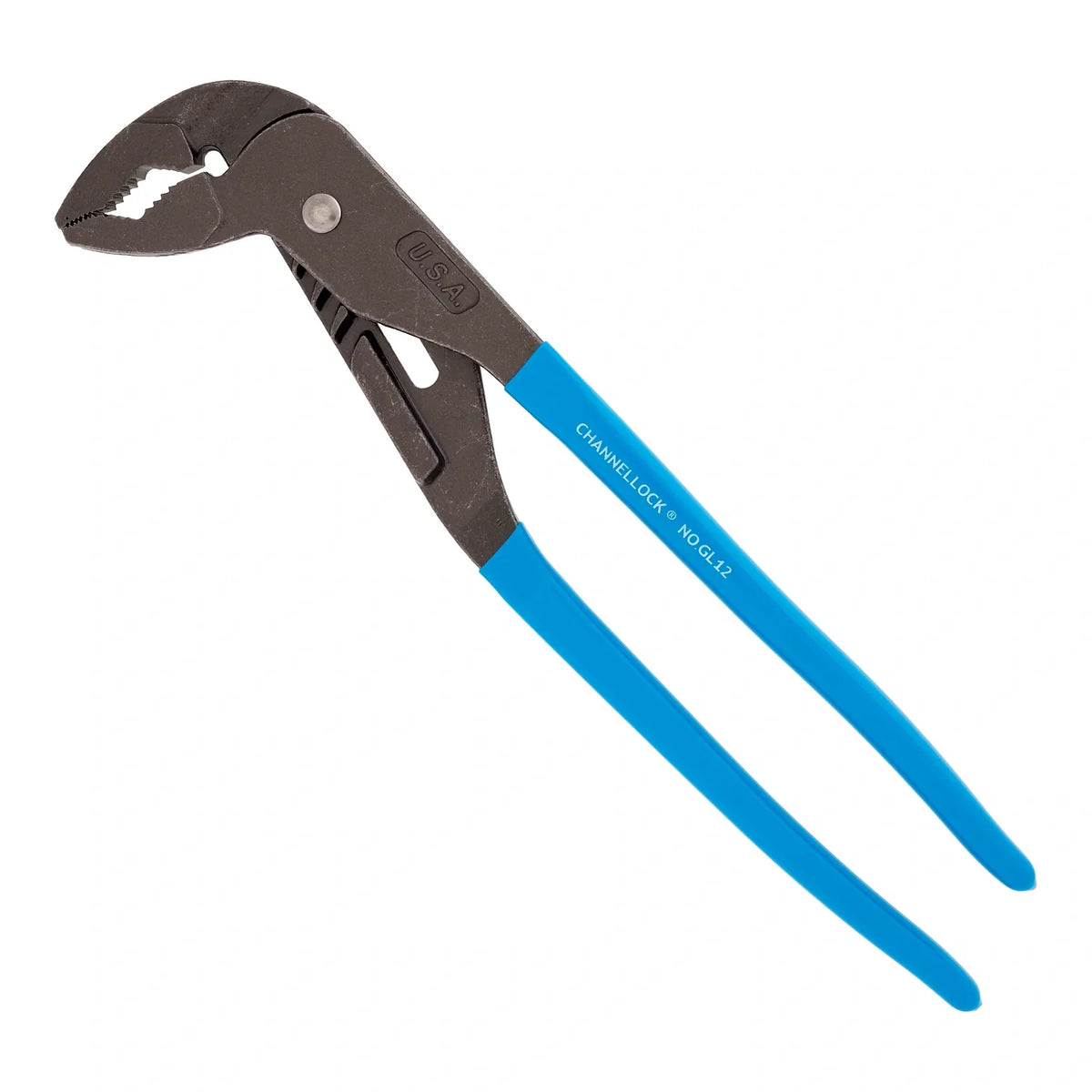 Channellock CAGL12 12.5-inch Griplock tongue and groove pliers on a white background