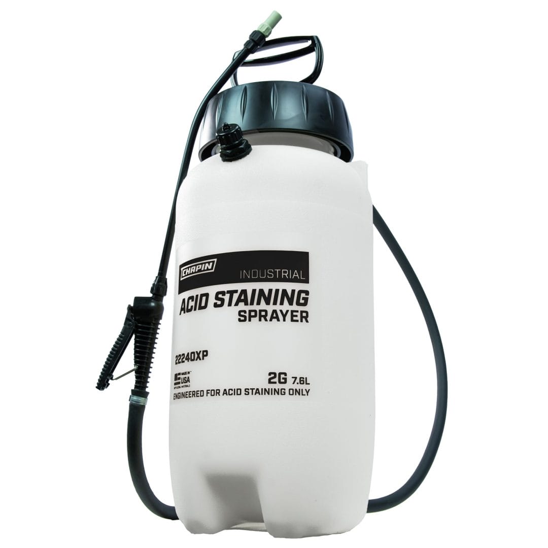 Chapin 2 Gallon Industrial Acid Staining Hand Pump Sprayer