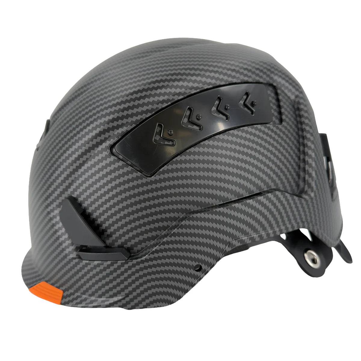 Columbia Fire & Safety Type II Climbing Style Class C Vented Hard Hat - Carbon Fibre