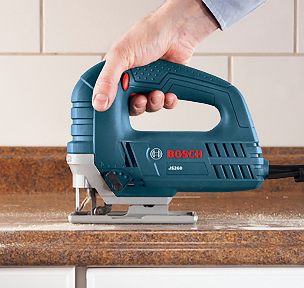 Bosch JS260 6.0 Amp Variable-Speed Top-Handle Jig Saw cutting