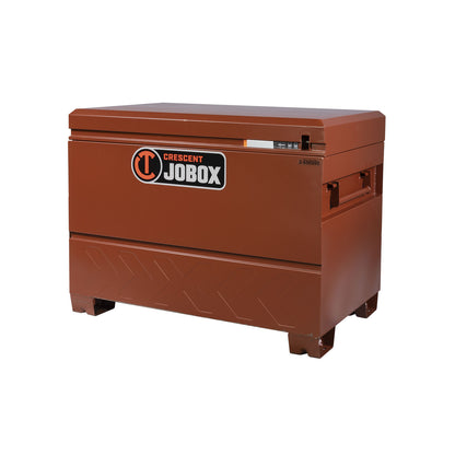 Crescent JOBOX 48in x 30in Site-Vault High-Capacity Chest – open high-capacity chest in a three-quarter view