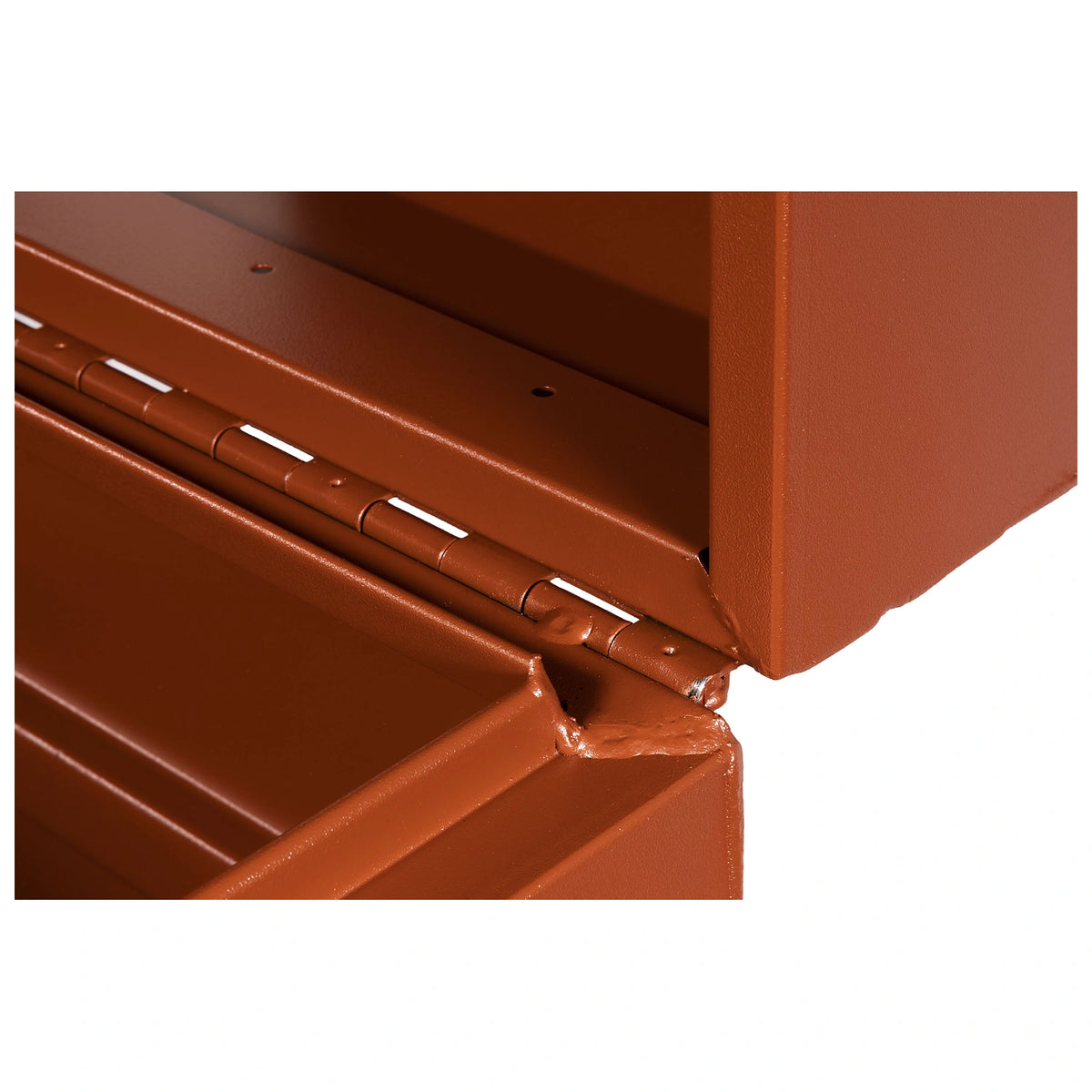 Crescent JOBOX 48in x 30in Site-Vault High-Capacity Chest – recessed ergonomic lifting-handle detail