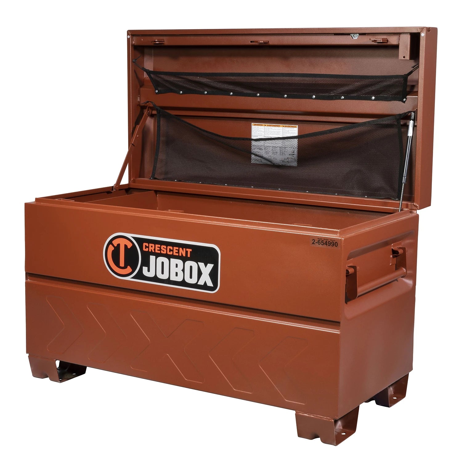 Crescent JOBOX 48in Site-Vault Heavy-Duty Chest – closed chest from the front on a white background