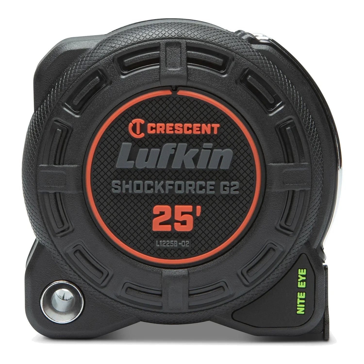 Crescent Lufkin L1225B-02 25 ft Shockforce Nite Eye G2 tape measure
