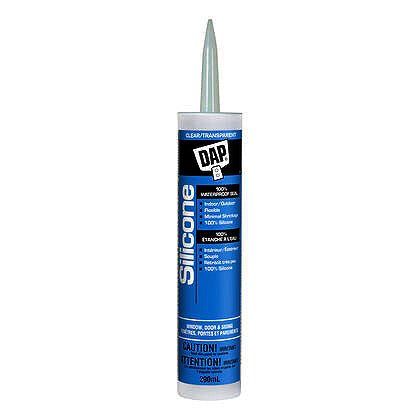 DAP 290ml 100% Silicone Window & Door Sealant - Clear