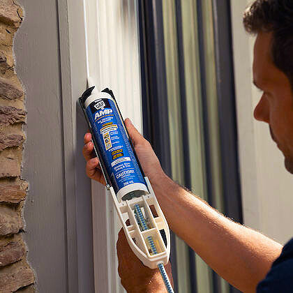 DAP 266ml AMP Advanced Waterproof Window Sealant - White