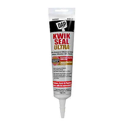 DAP 162ml Kwik Seal Ultra Advanced Kitchen & Bath Sealant - Clear