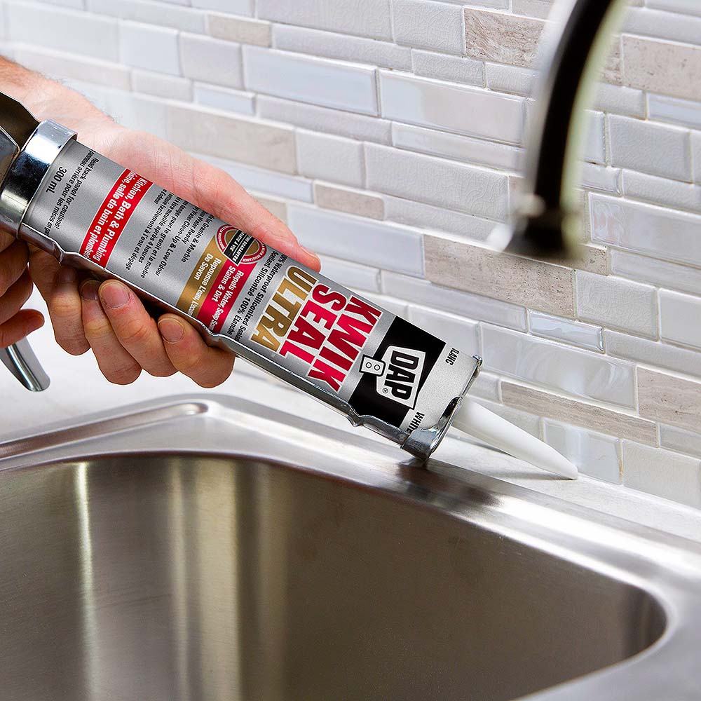 DAP 162ml Kwik Seal Ultra Advanced Kitchen & Bath Sealant - Clear