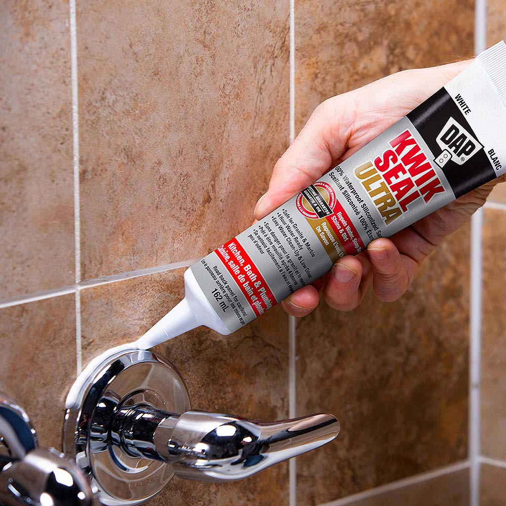 DAP 300ml Kwik Seal Ultra Advanced Kitchen & Bath Sealant - White