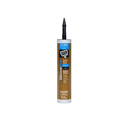 DAP 319ml SILICONE PLUS Window & Door Sealant - Black