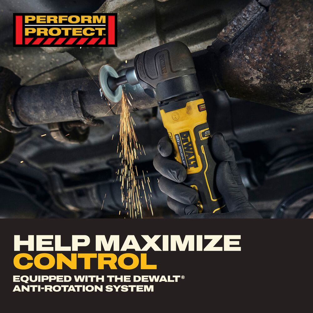 DeWalt DCG422B 20V MAX ATOMIC Cordless Brushless Right Angle Die Grinder (Tool Only)