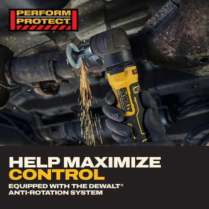 DeWalt DCG422B 20V MAX ATOMIC Cordless Brushless Right Angle Die Grinder (Tool Only)