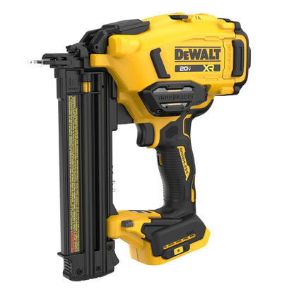 DeWalt DCN210B 20V MAX XR 18-gauge cordless brad nailer left profile