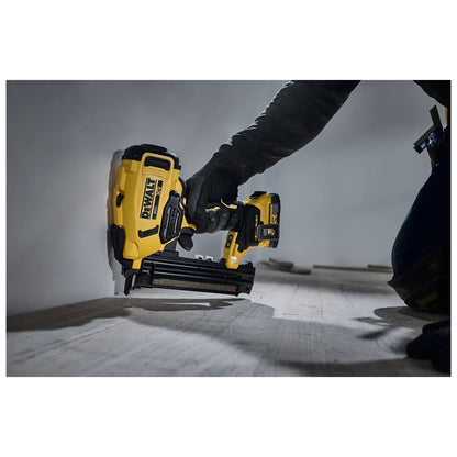 DeWalt DCN210B cordless brad nailer fastening flooring trim