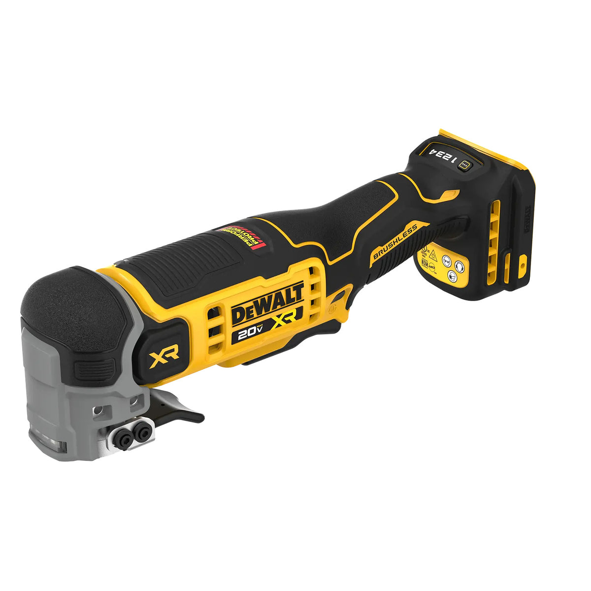 DeWalt DCS359B 20V XR oscillating multi-tool angled view