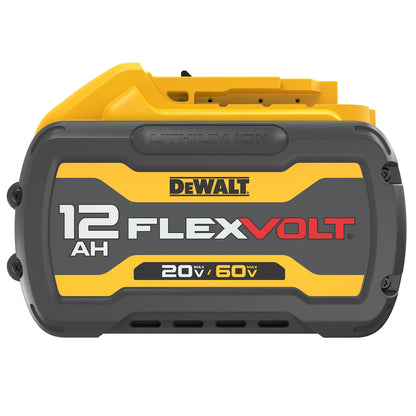 DeWalt DCB6112 FLEXVOLT 12Ah tabless battery front profile