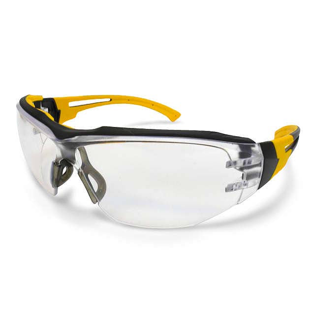 Radians Renovator Safety Glasses with Brow Guard and Clear Anti-Fog Lens