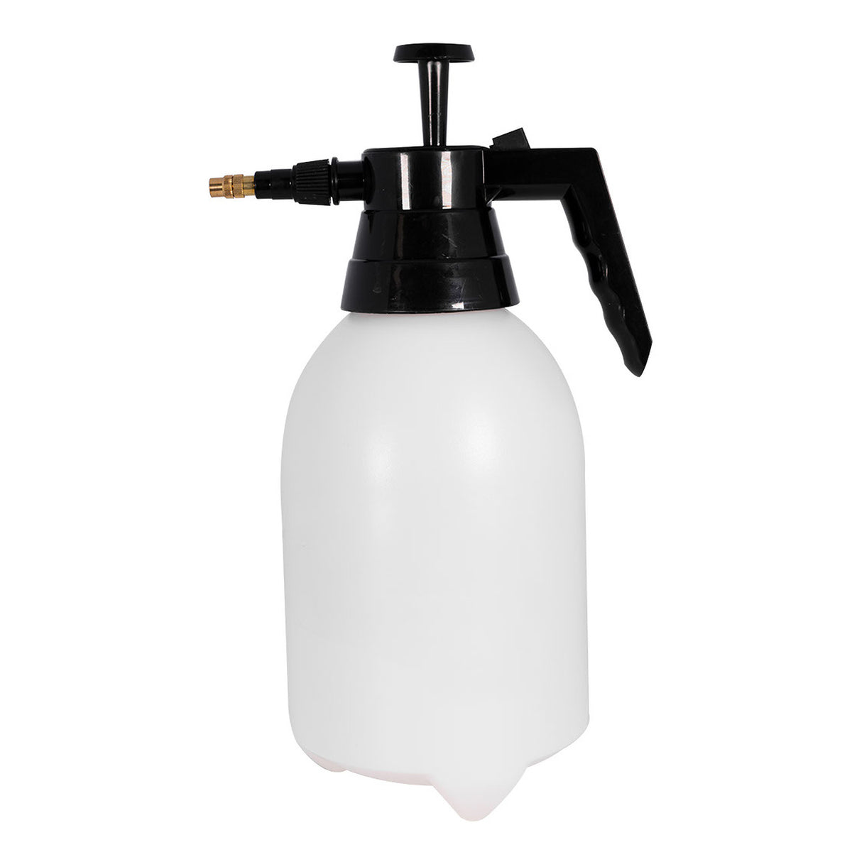 Dynaline 2L handheld sprayer side view with brass nozzle and handle