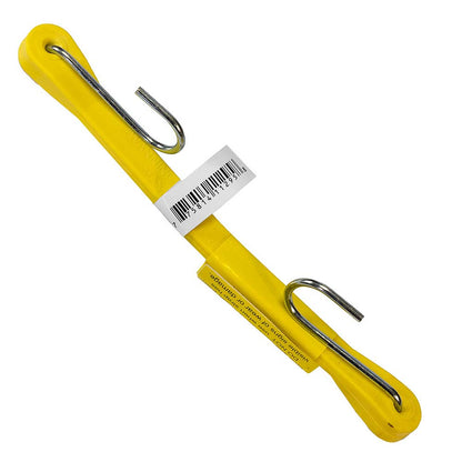 Dynaline 21in yellow tarp strap hook detail - DN11297
