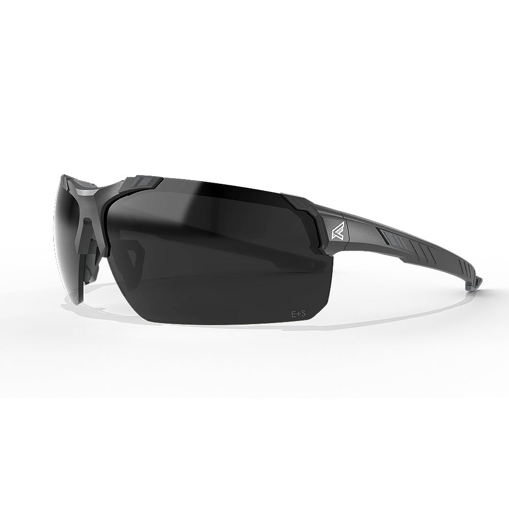Edge Tacana Smoke Lens Safety Glasses with Black Frame & Grey