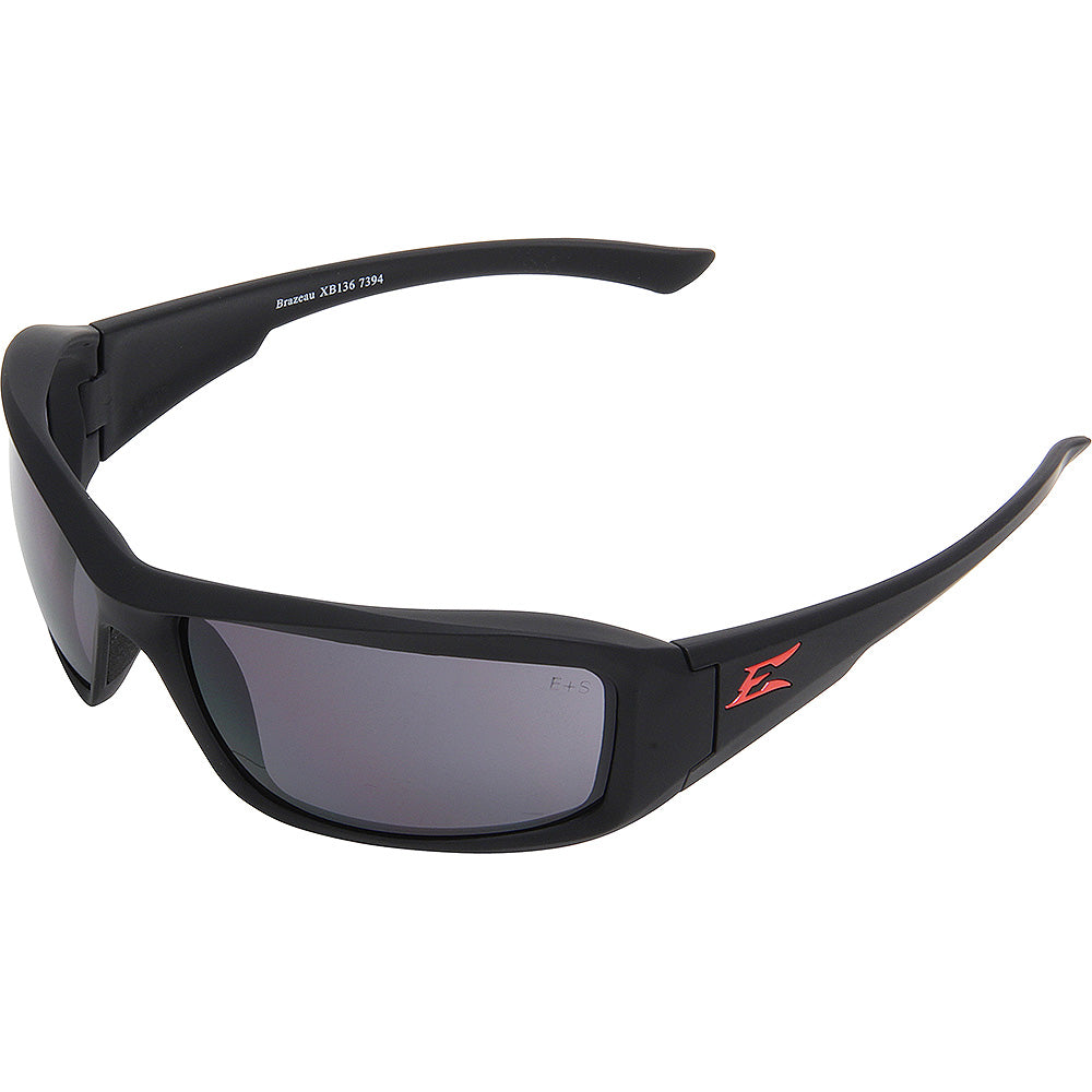 Edge Brazeau Torque Polarized Safety Glasses with Black / Smoke Lens