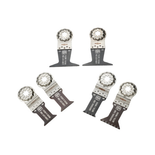 Fein 6pc Best of E-Cut Starlock Wood & Metal Blades Set