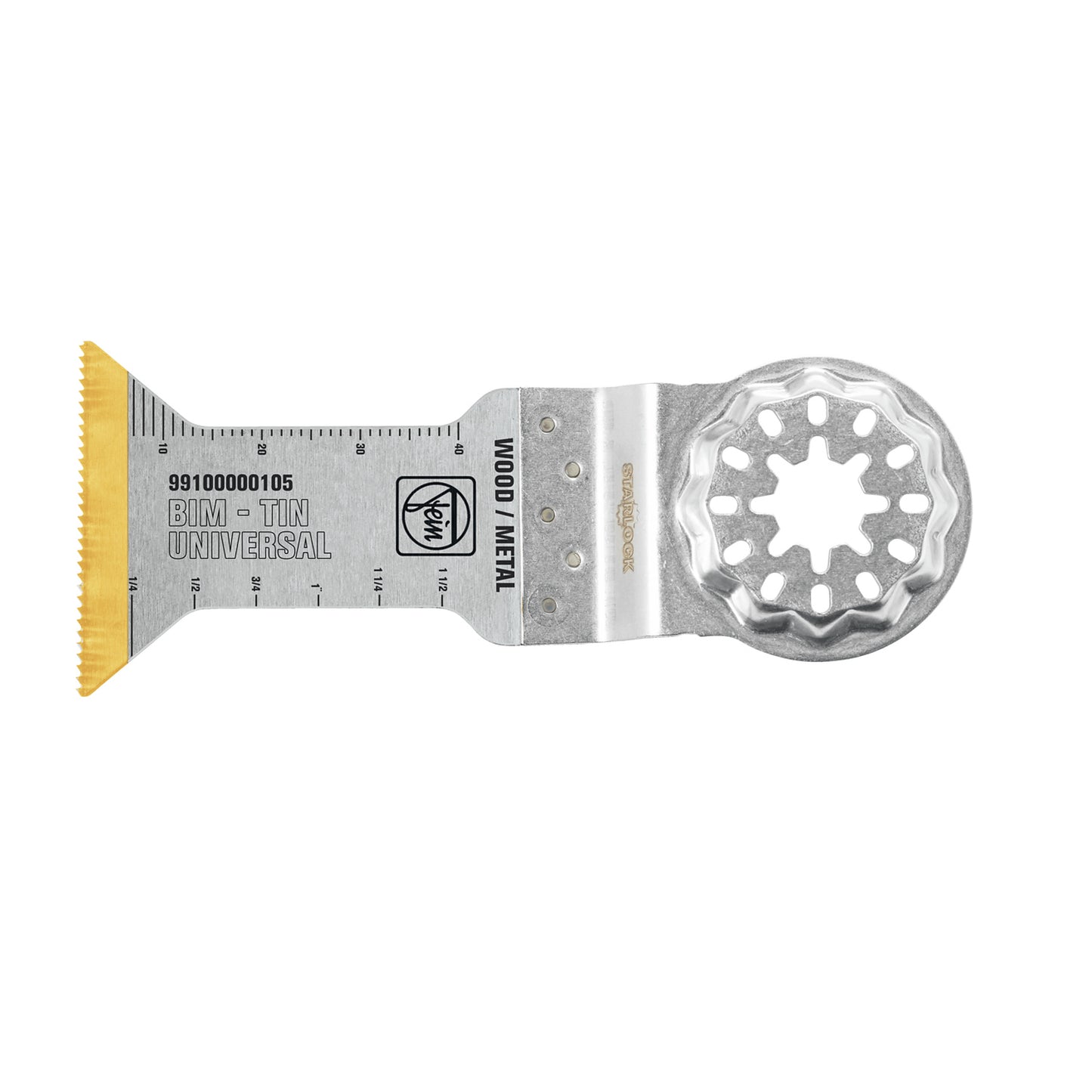FEIN 99100000108 titanium-coated Starlock bi-metal universal saw blade