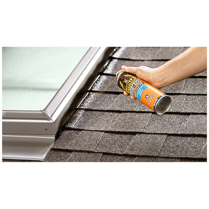 Gorilla 104058 black waterproofing spray used around a skylight