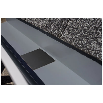 Gorilla 4670002 black waterproofing tape used to repair a gutter