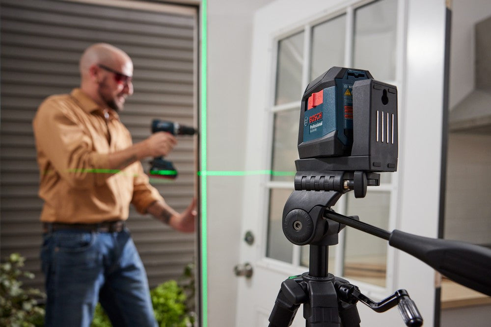 Bosch GLL50-20G Green-Beam Self-Leveling 65 ft. Cross-Line Laser