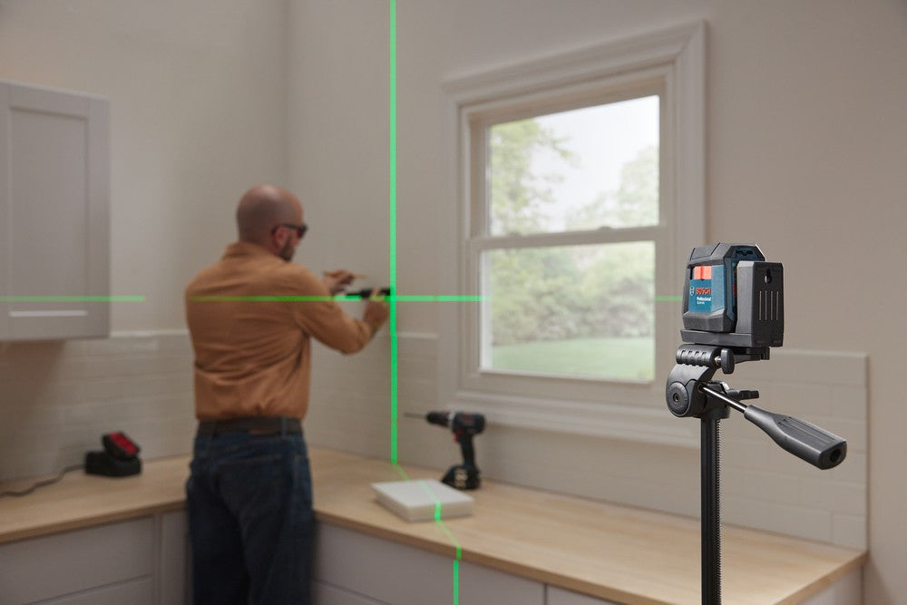 Bosch GLL50-20G Green-Beam Self-Leveling 65 ft. Cross-Line Laser