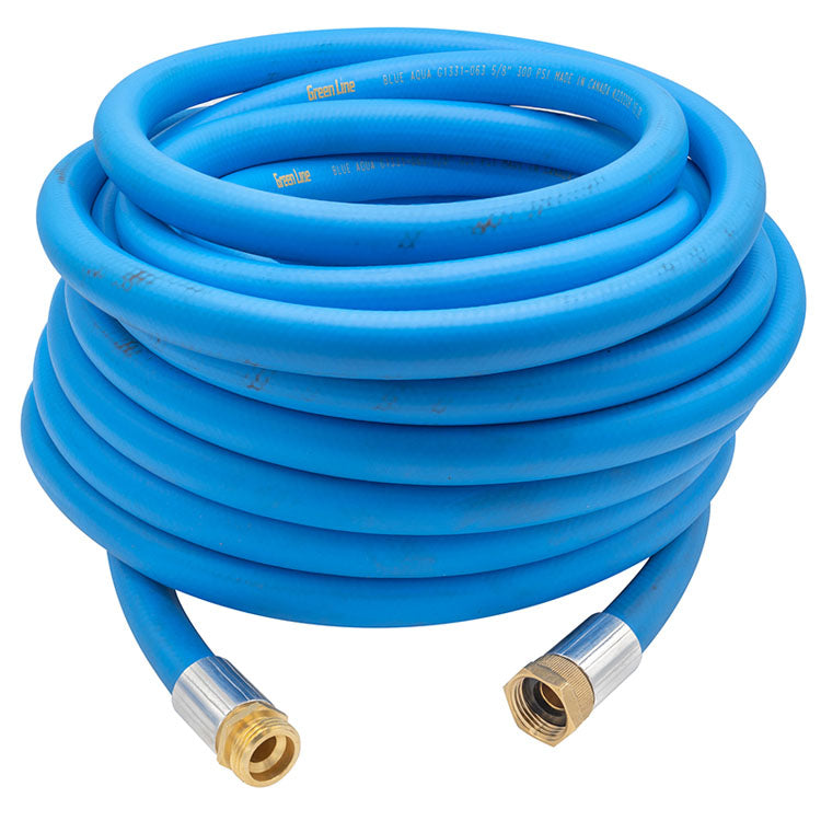 Greenline 5/8in x 50' Blue Aqua Garden Hose Assembly
