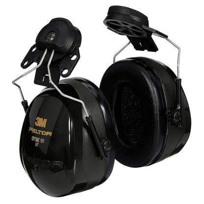 3M PELTOR Optime 101 24dB Cap-Mount Earmuffs for Hard Hat