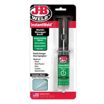 J-B Weld 14ml InstantWeld Syringe Instant-Setting Epoxy