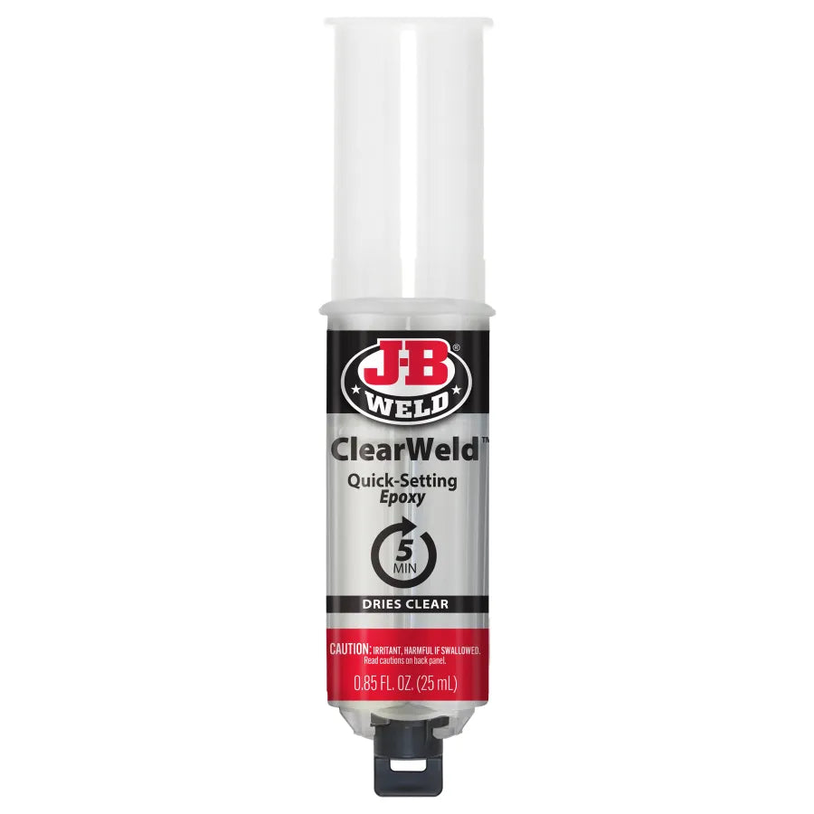 J-B Weld 25ml ClearWeld Syringe