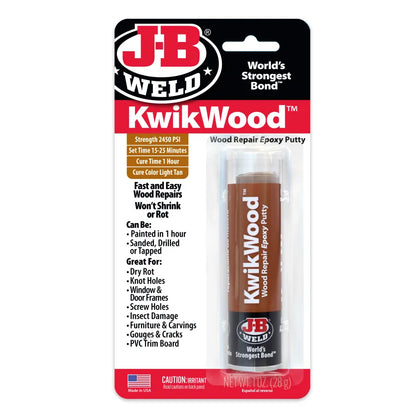 J-B Weld 1oz KwikWood Epoxy Putty