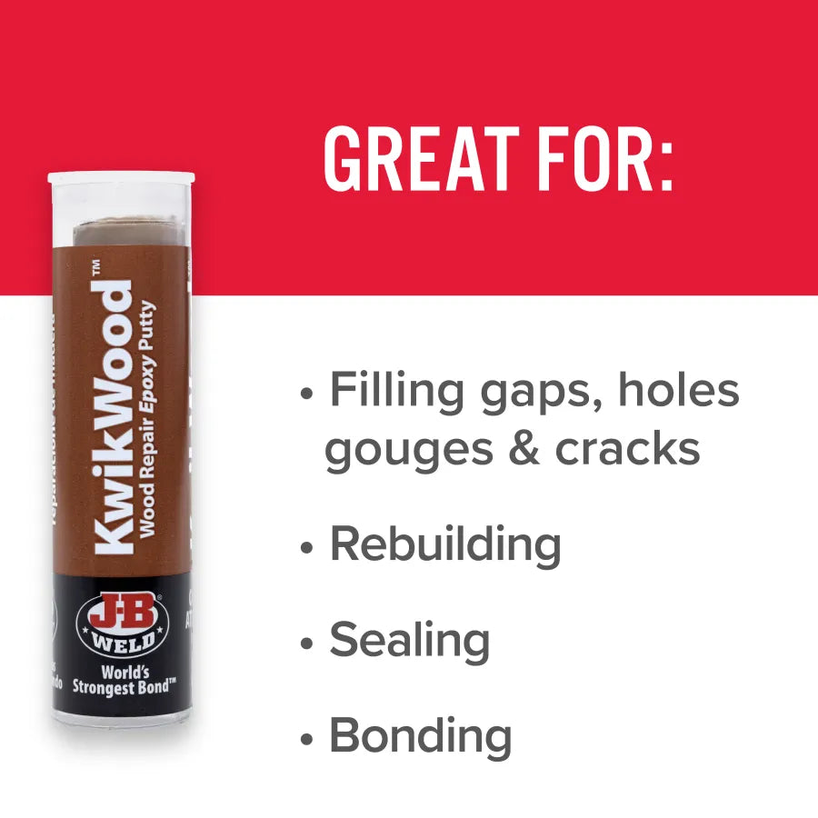 J-B Weld 1oz KwikWood Epoxy Putty