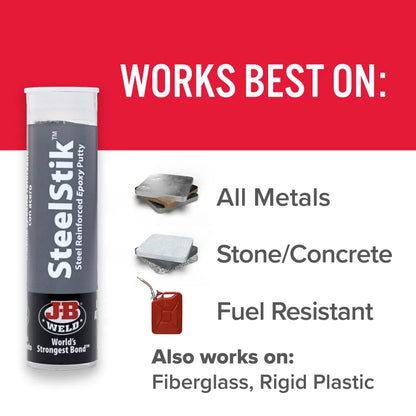J-B Weld 2oz SteelStik Epoxy Putty