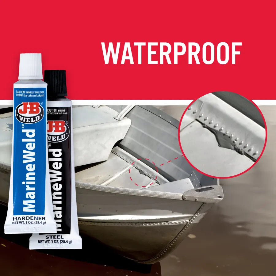 J-B Weld 2oz MarineWeld Waterproof Twin Tube