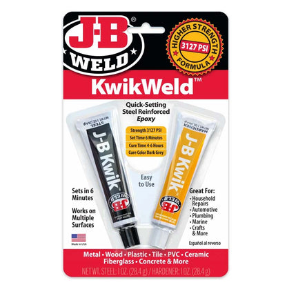 J-B Weld 2oz KwikWeld Twin Tube