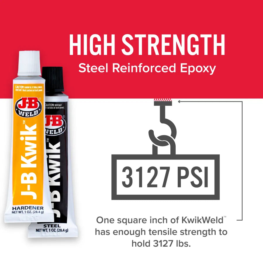 J-B Weld 2oz KwikWeld Twin Tube