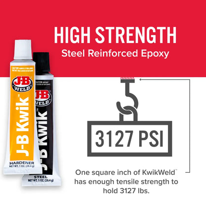 J-B Weld 2oz KwikWeld Twin Tube