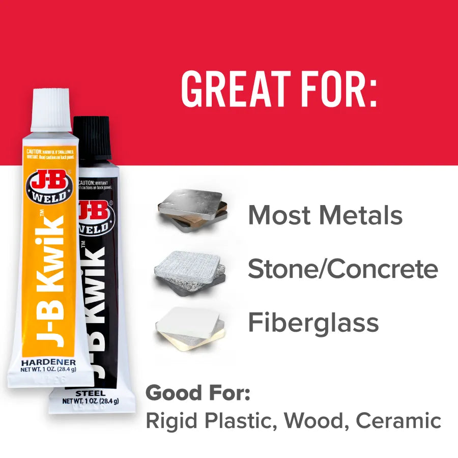 J-B Weld 2oz KwikWeld Twin Tube