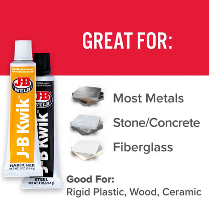 J-B Weld 2oz KwikWeld Twin Tube