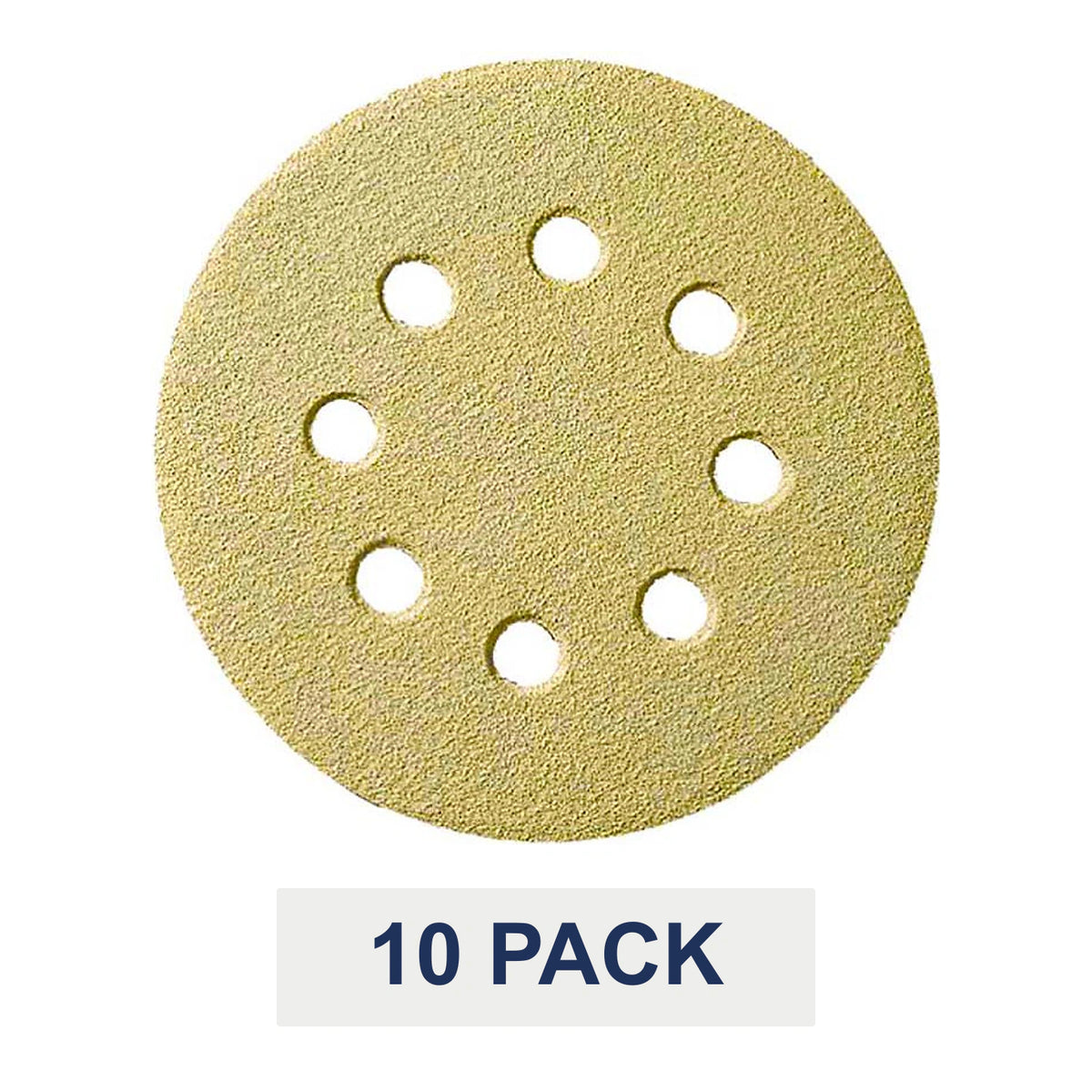 Klingspor 320 Grit 5in 8-Hole Hook & Loop PS 33 CK Sanding Discs - 10pk — 10 pack
