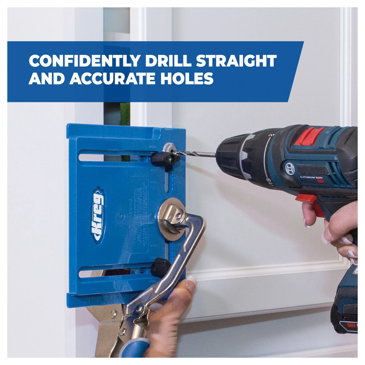 Kreg Cabinet Hardware Jig - straight accurate holes (KGKHI-PULL)